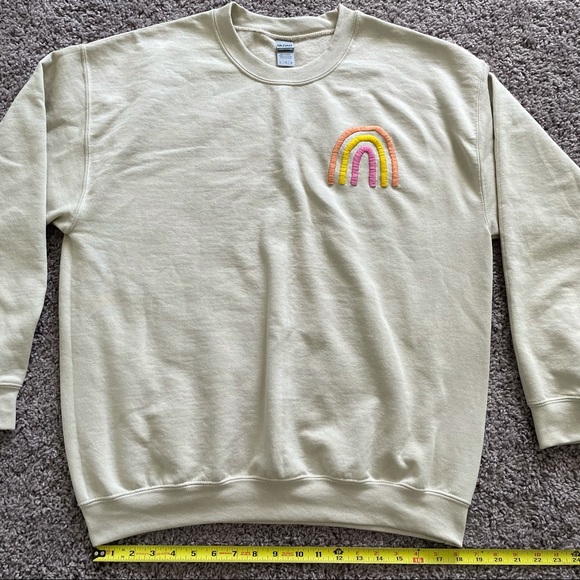 Rainbow Embroidered Sweatshirt - Picture 8 of 8